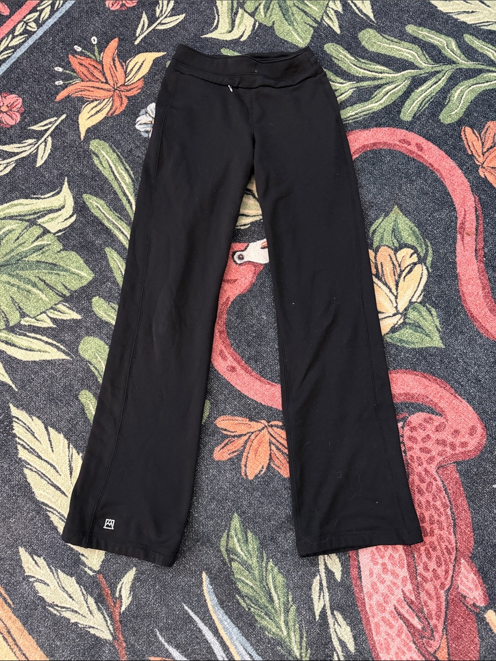 AVALANCHE women’s black baselayer fleece pants
